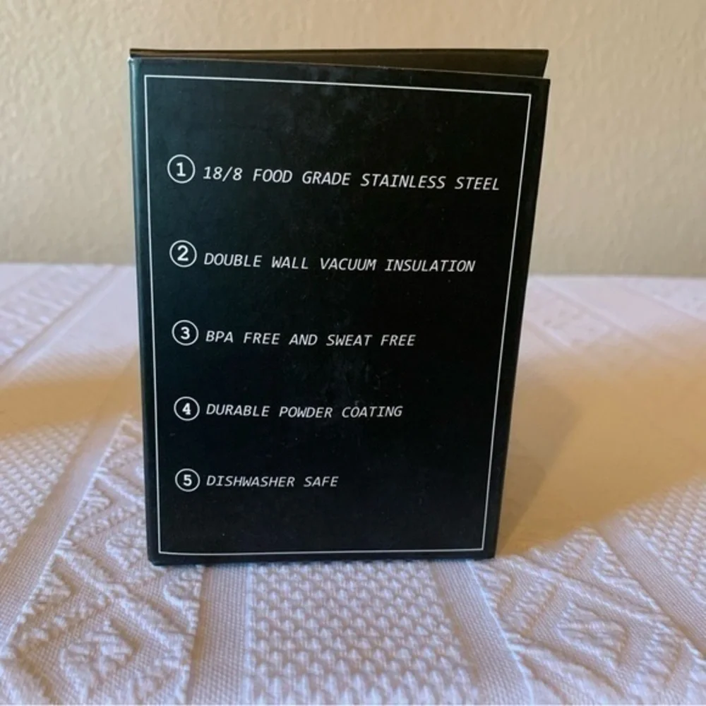 NIB Stainless Steel Double Wall 12oz Wine‎ Tumbler Best Amazing Mother in Law